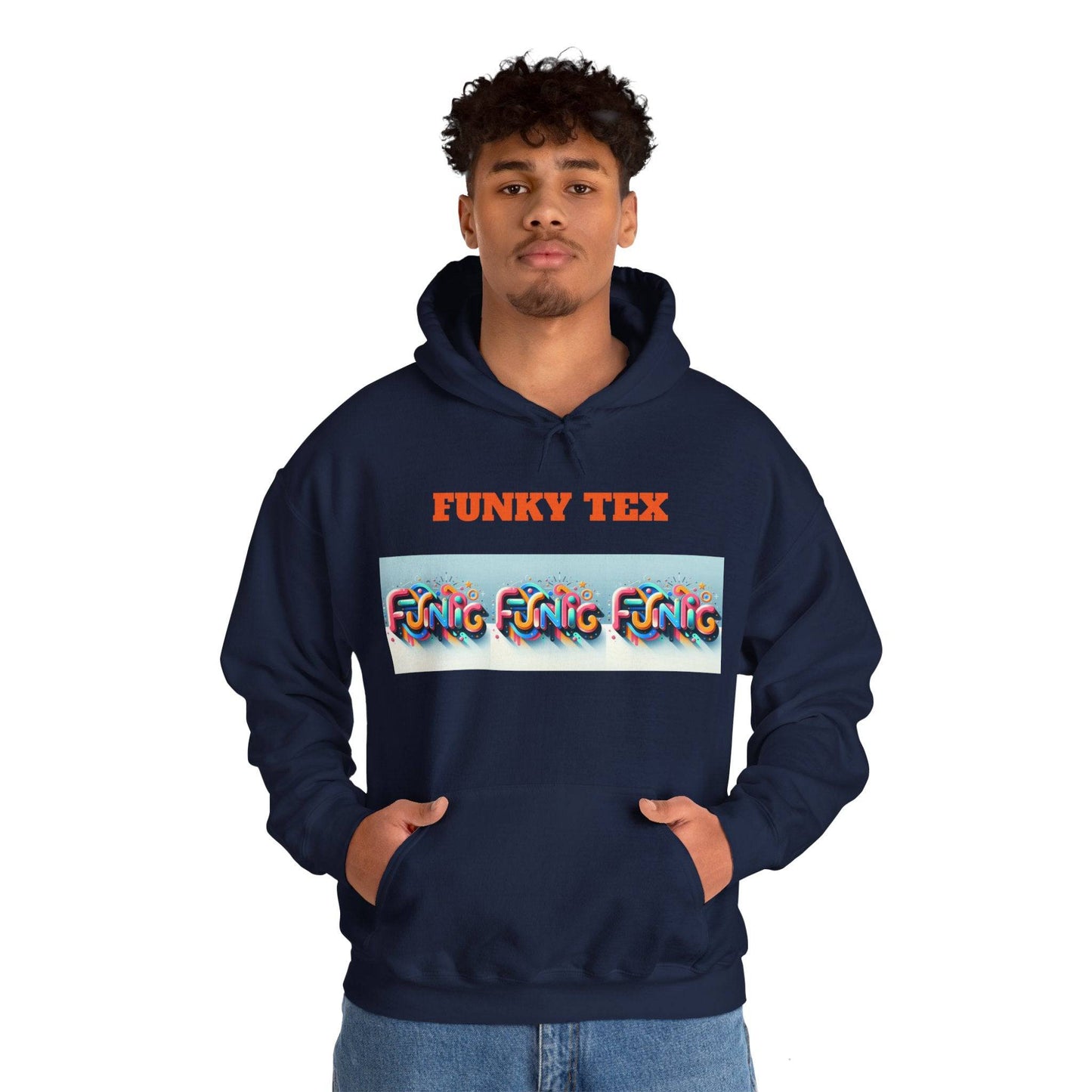 Funky Tex Unisex Heavy Blend™ Hooded Sweatshirt - Zion Legend Fashions