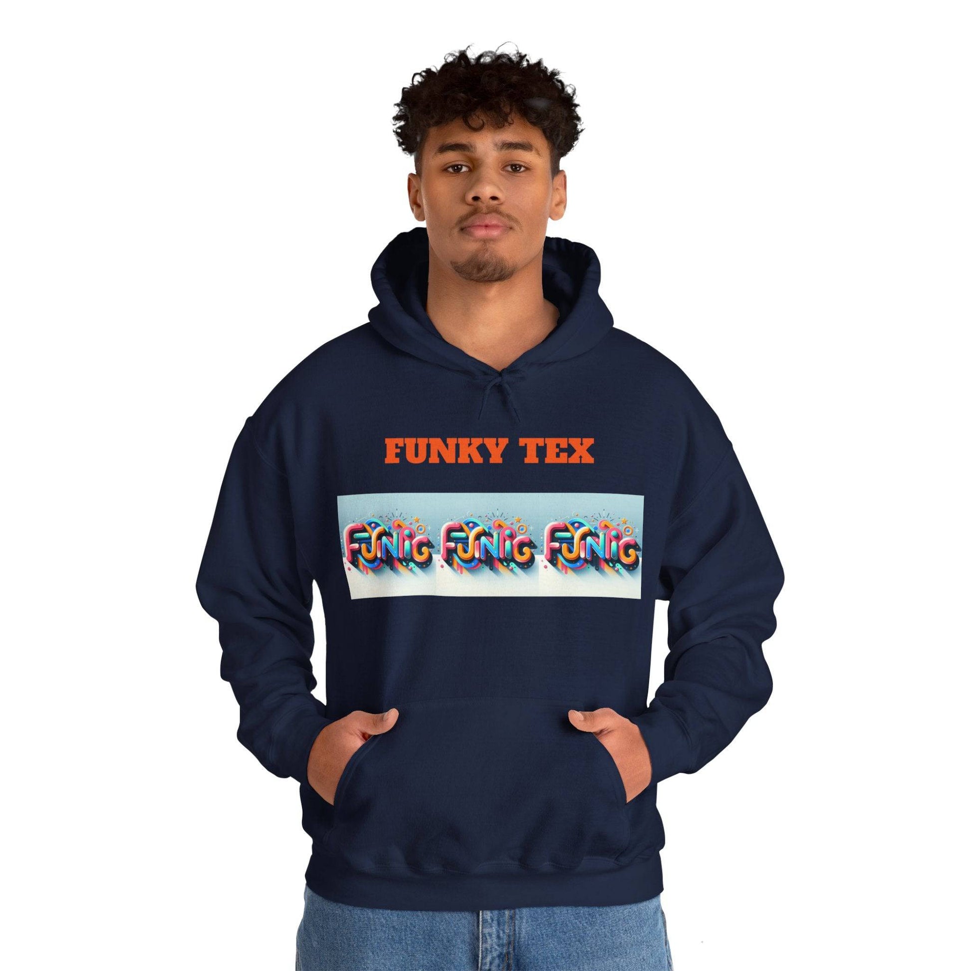 Funky Tex Unisex Heavy Blend™ Hooded Sweatshirt - Zion Legend Fashions
