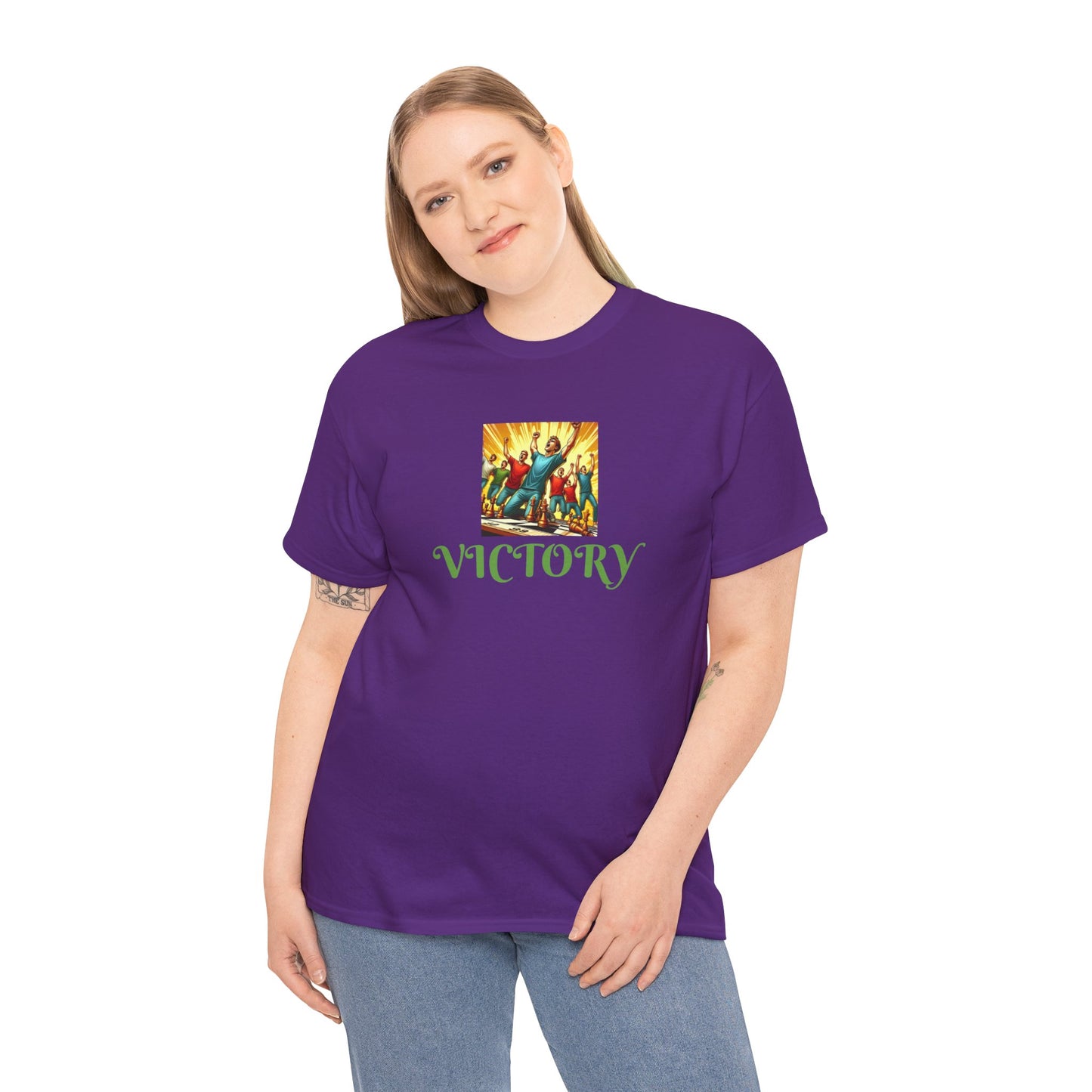 Victory Unisex Heavy Cotton Tee - Zion Legend Fashions