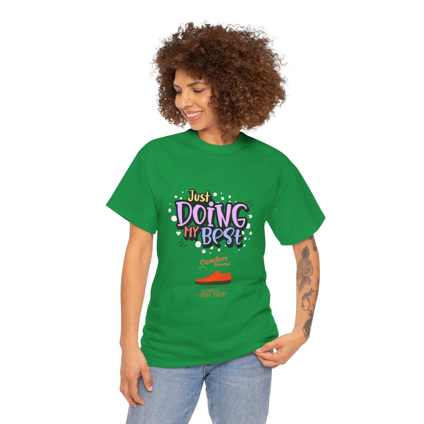 Just doing my best T-shirts Unisex Heavy Cotton Tee - Zion Legend Fashions