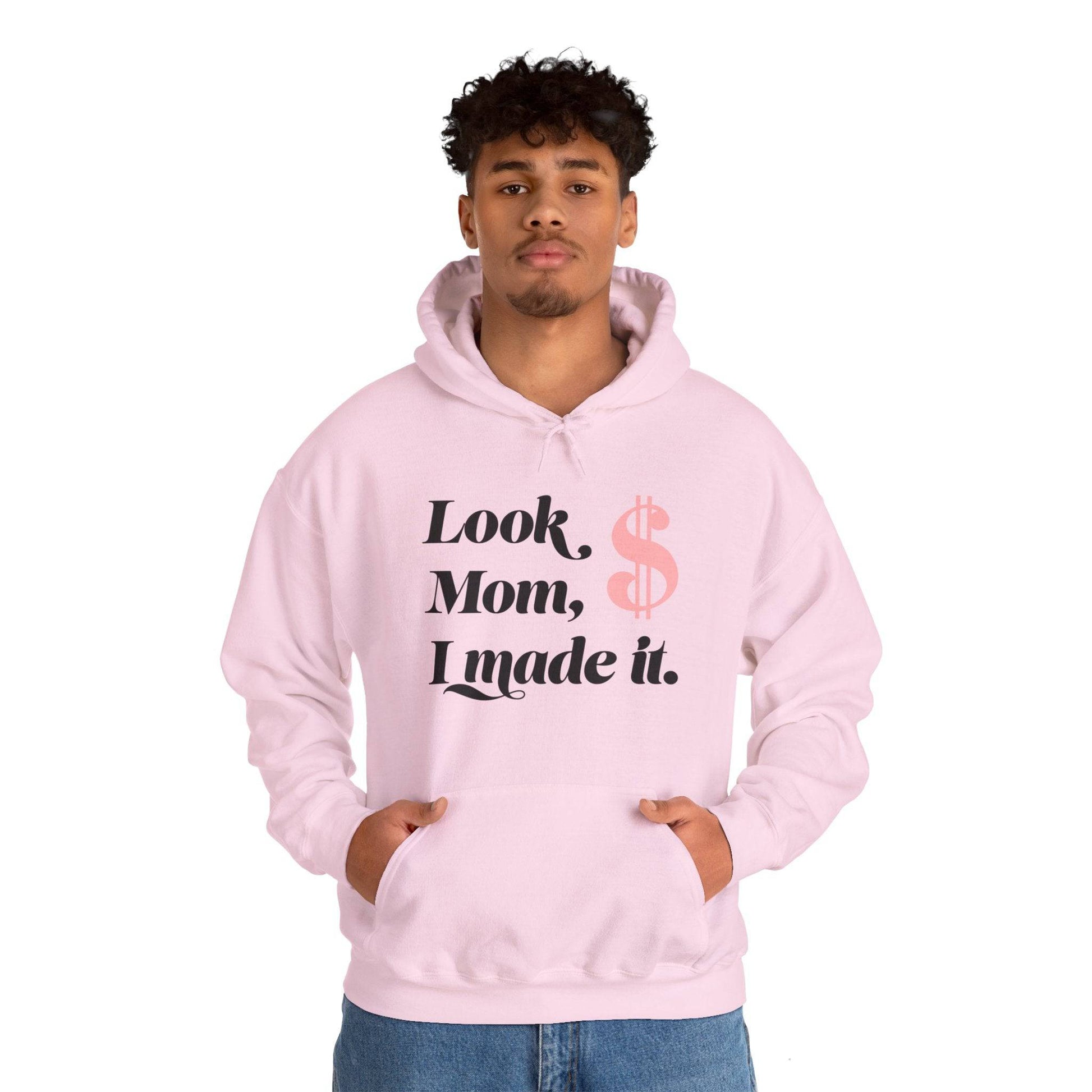 Look Mum  Unisex Heavy Blend™ Hooded Sweatshirt - Zion Legend Fashions