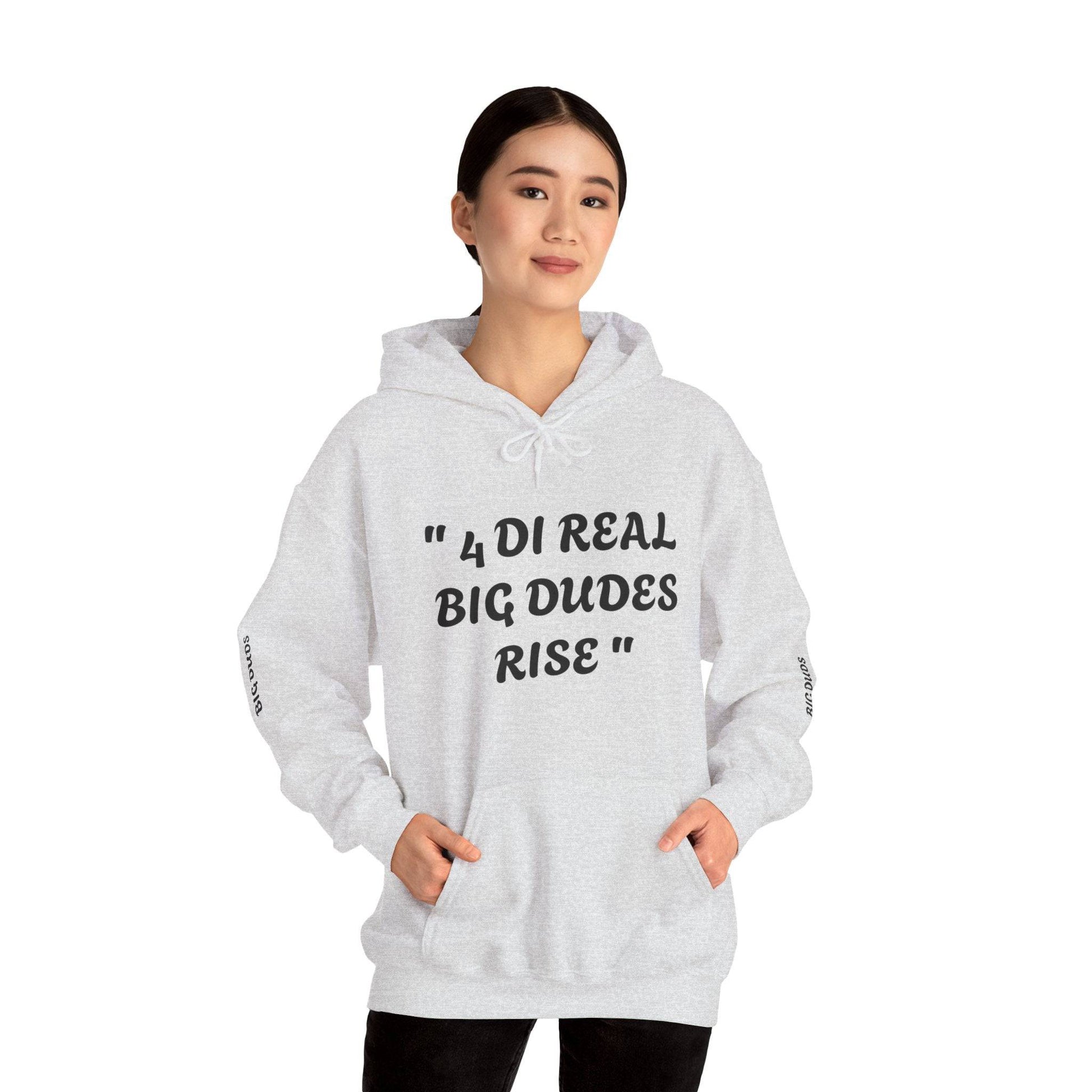 4 Di Real Big Dudes Rise Unisex Heavy Blend™ Hooded Sweatshirt - Zion Legend Fashions
