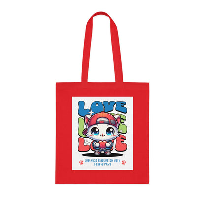 Love Bags Cotton Tote  -  Available UK and Europe Only - Zion Legend Fashions