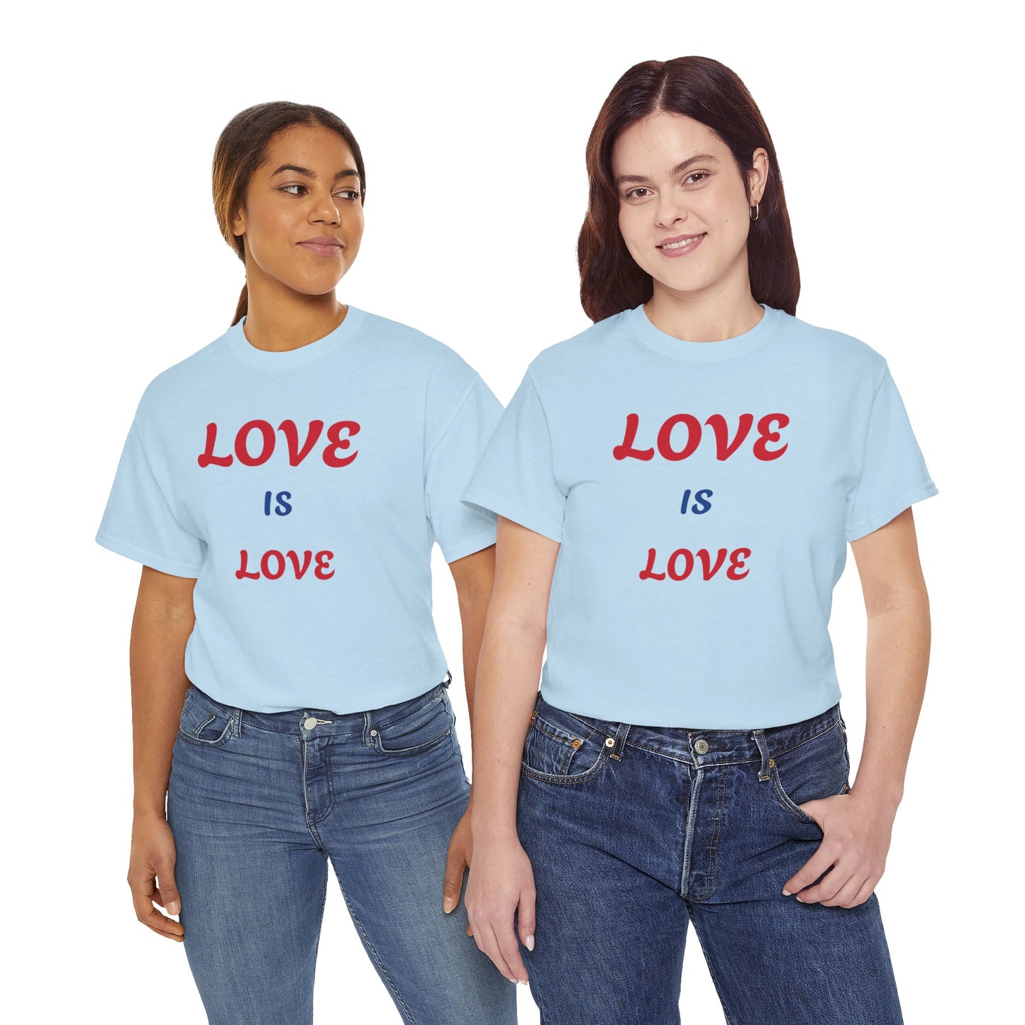 Love is Love  Heavy Cotton Tee - Zion Legend Fashions