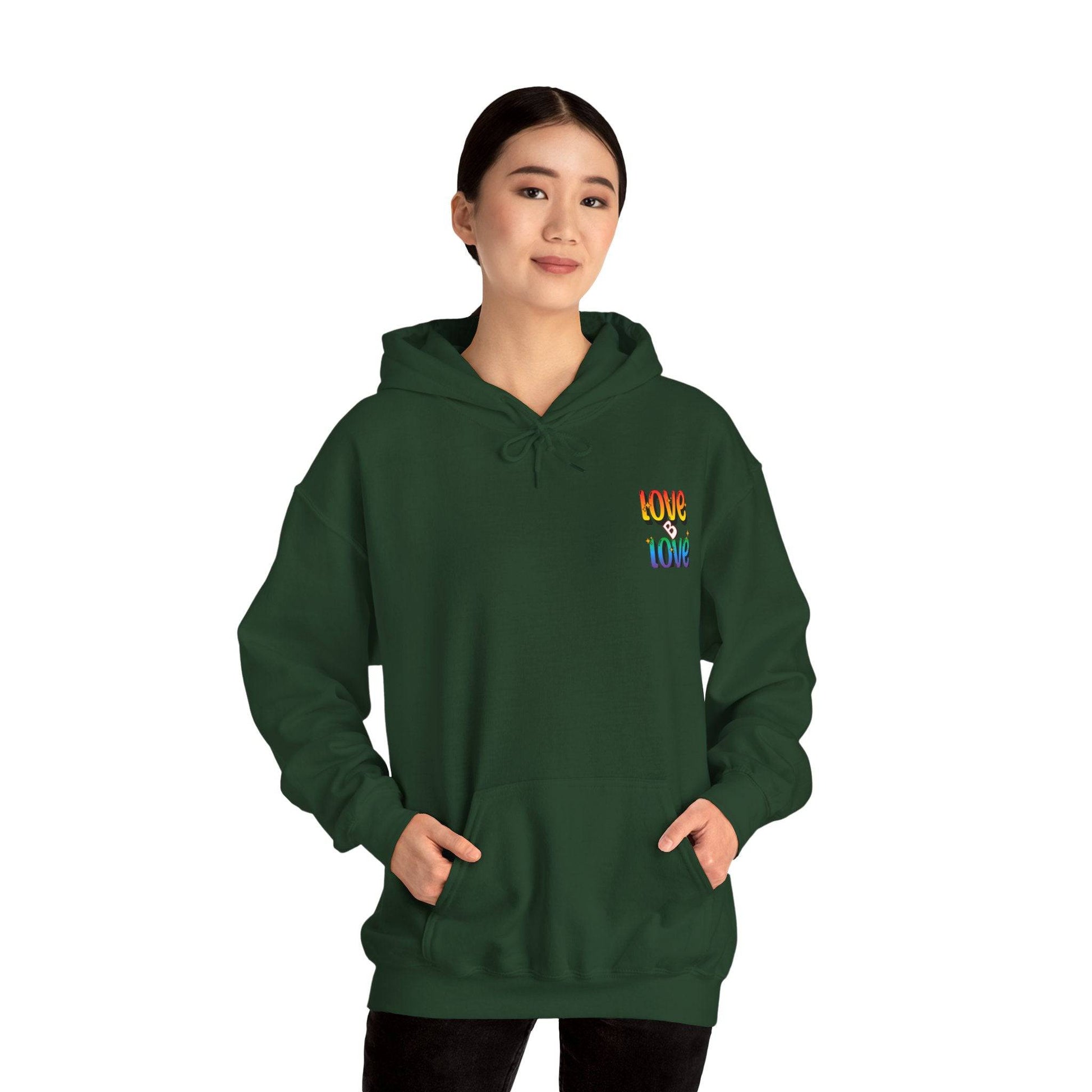 Love B Love  Vibrant colourful Unisex Heavy Hoodies sweatshirt - Zion Legend Fashions