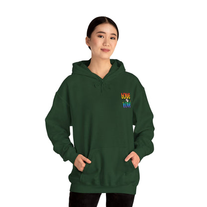 Love B Love  Vibrant colourful Unisex Heavy Hoodies sweatshirt - Zion Legend Fashions