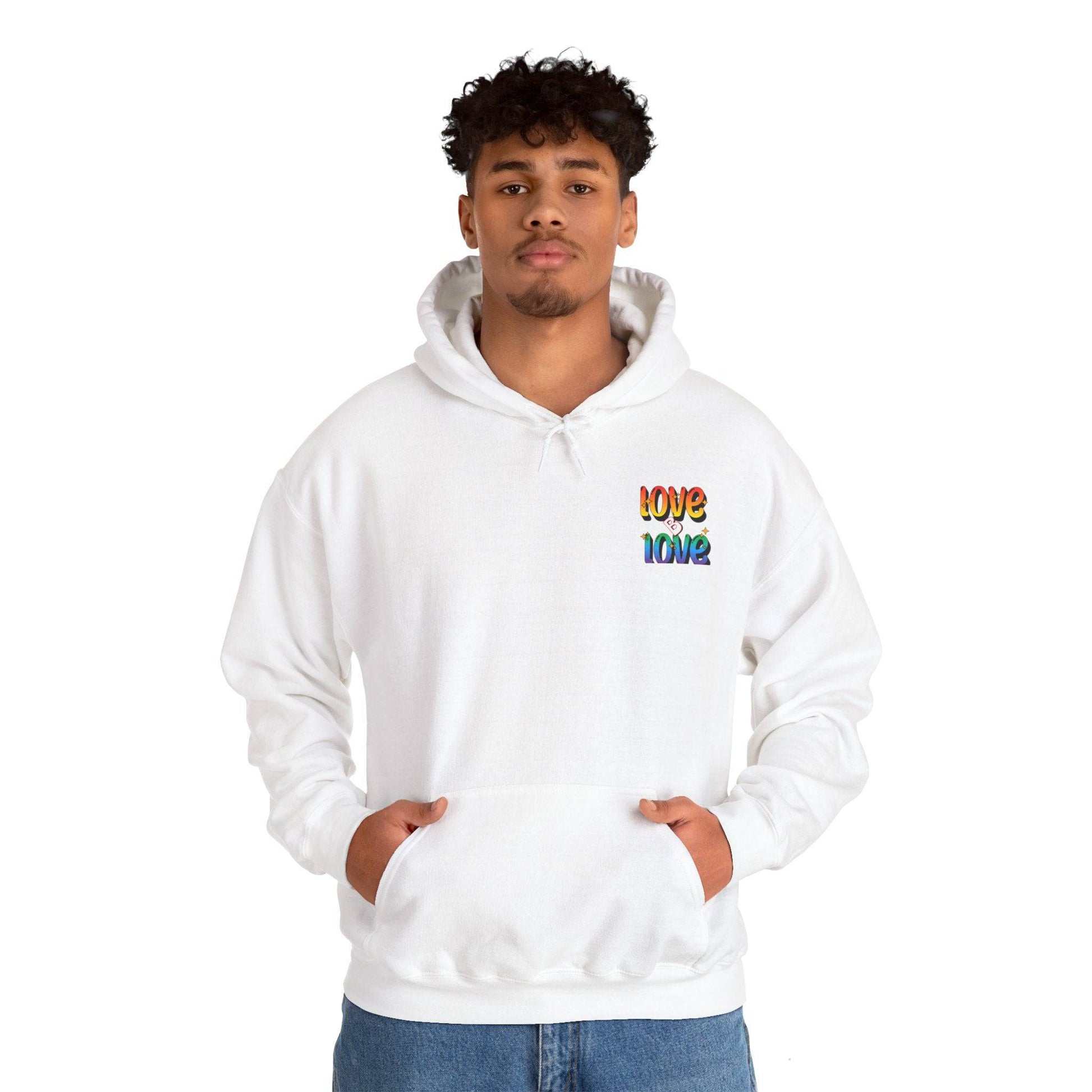 Love B Love  Vibrant colourful Unisex Heavy Hoodies sweatshirt - Zion Legend Fashions