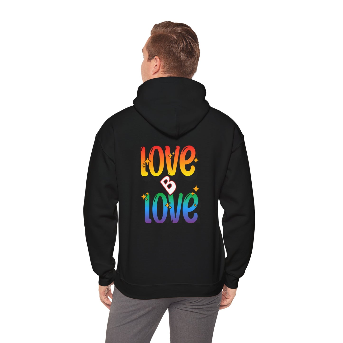 Love B Love  Vibrant colourful Unisex Heavy Hoodies sweatshirt - Zion Legend Fashions