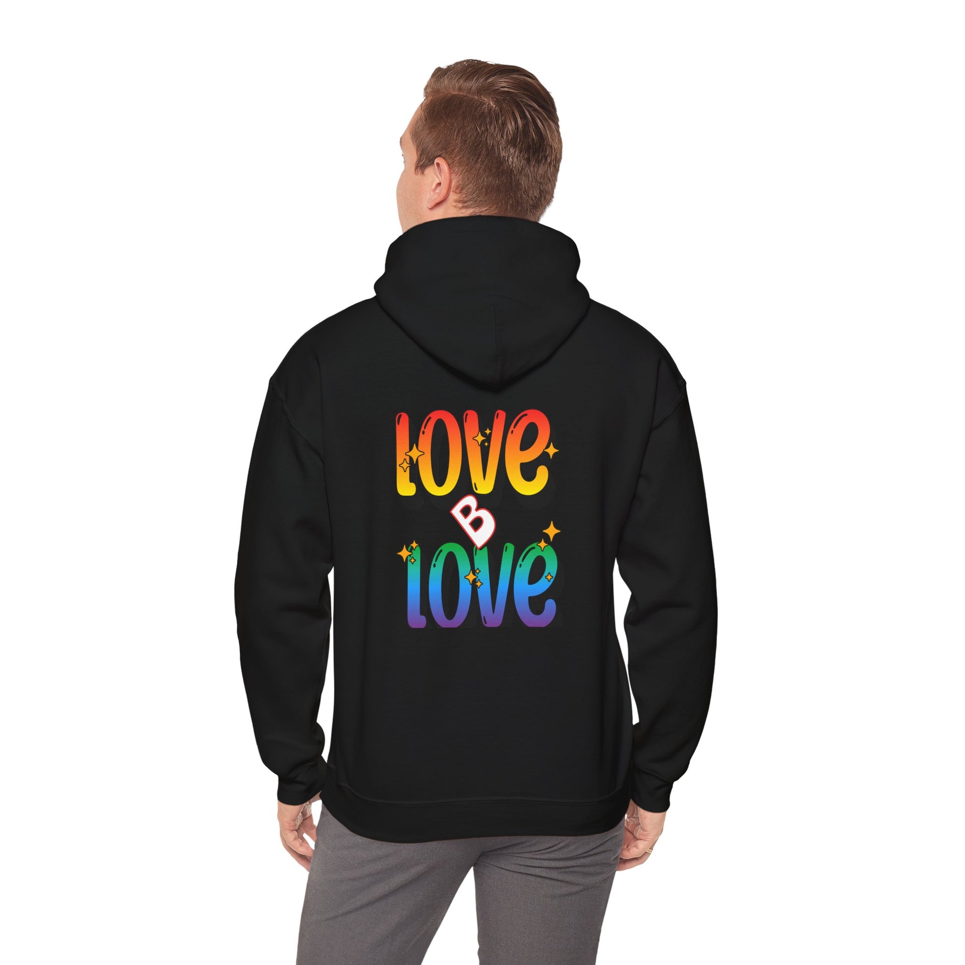 Love B Love  Vibrant colourful Unisex Heavy Hoodies sweatshirt - Zion Legend Fashions