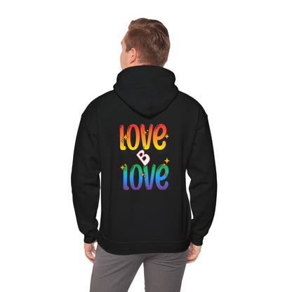 Love B Love  Vibrant colourful Unisex Heavy Hoodies sweatshirt - Zion Legend Fashions