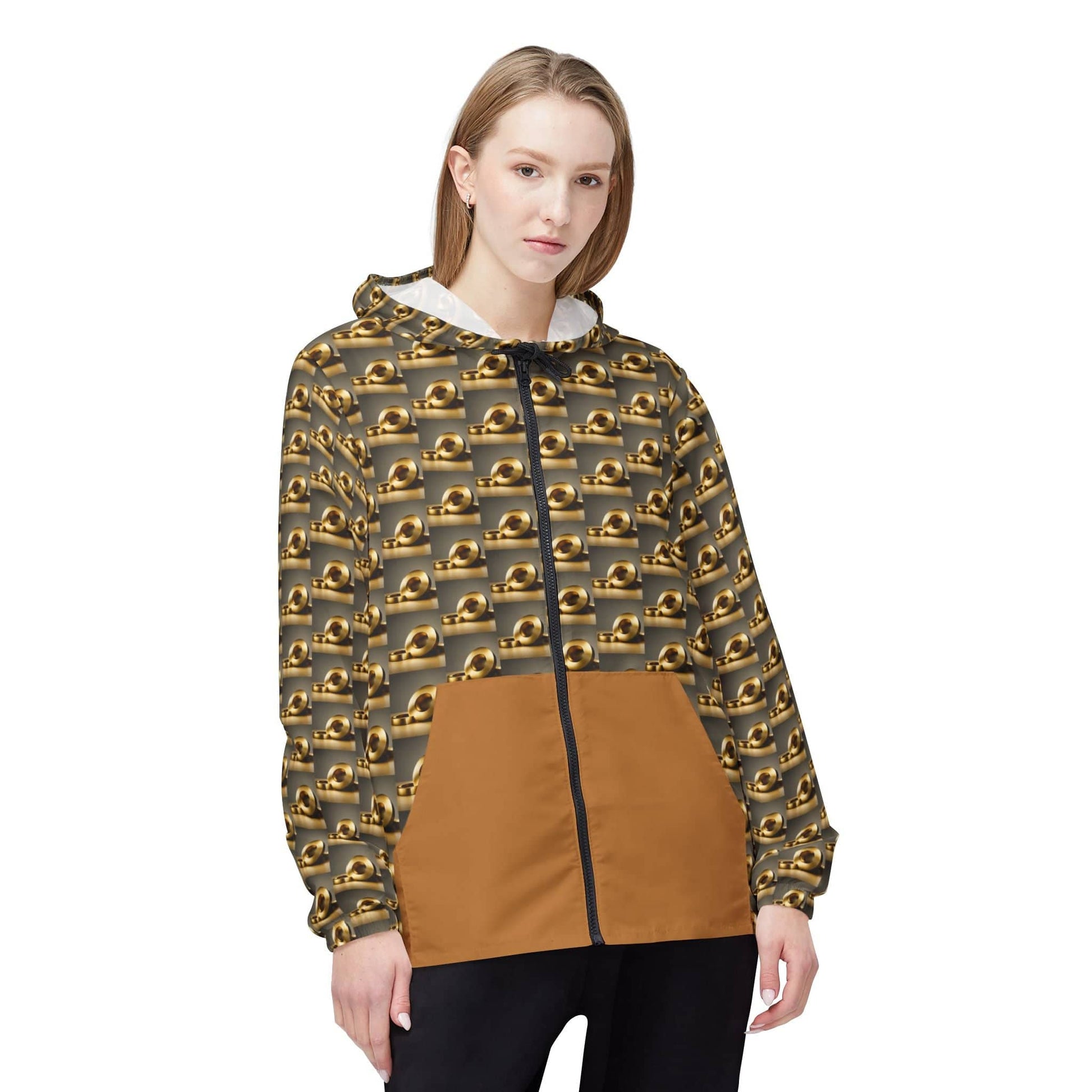Rings Brown Windbreaker Jacket    -  Shipped from United States - Zion Legend Fashions