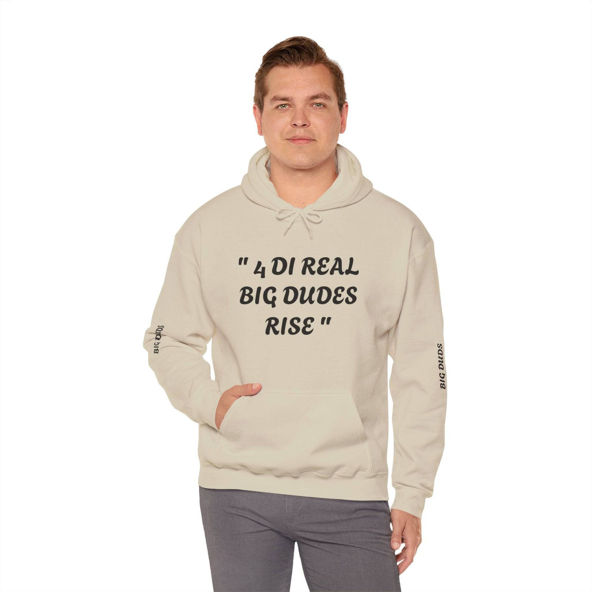 4 Di Real Big Dudes Rise Unisex Heavy Blend™ Hooded Sweatshirt - Zion Legend Fashions