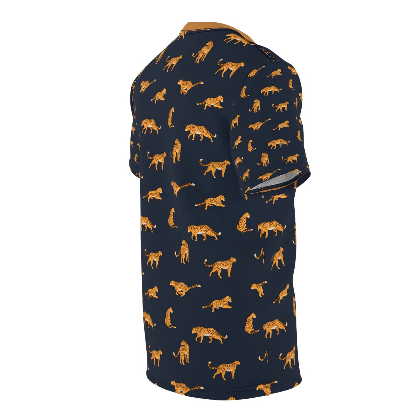 Leopard Unisex Cut & Sew Tee  -  Shipped from United States - Zion Legend Fashions