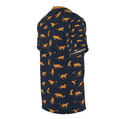 Leopard Unisex Cut & Sew Tee  -  Shipped from United States - Zion Legend Fashions