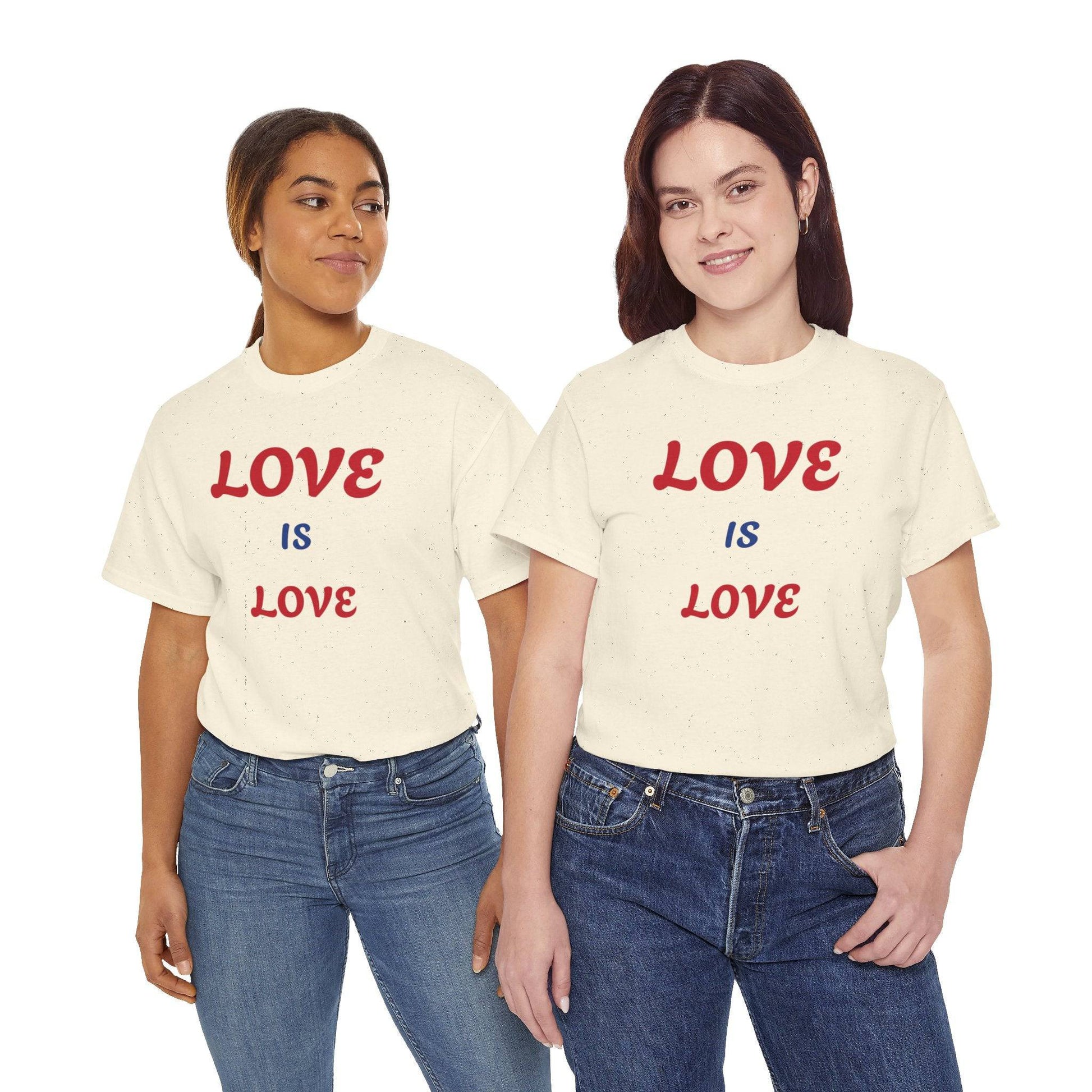 Love is Love  Heavy Cotton Tee - Zion Legend Fashions