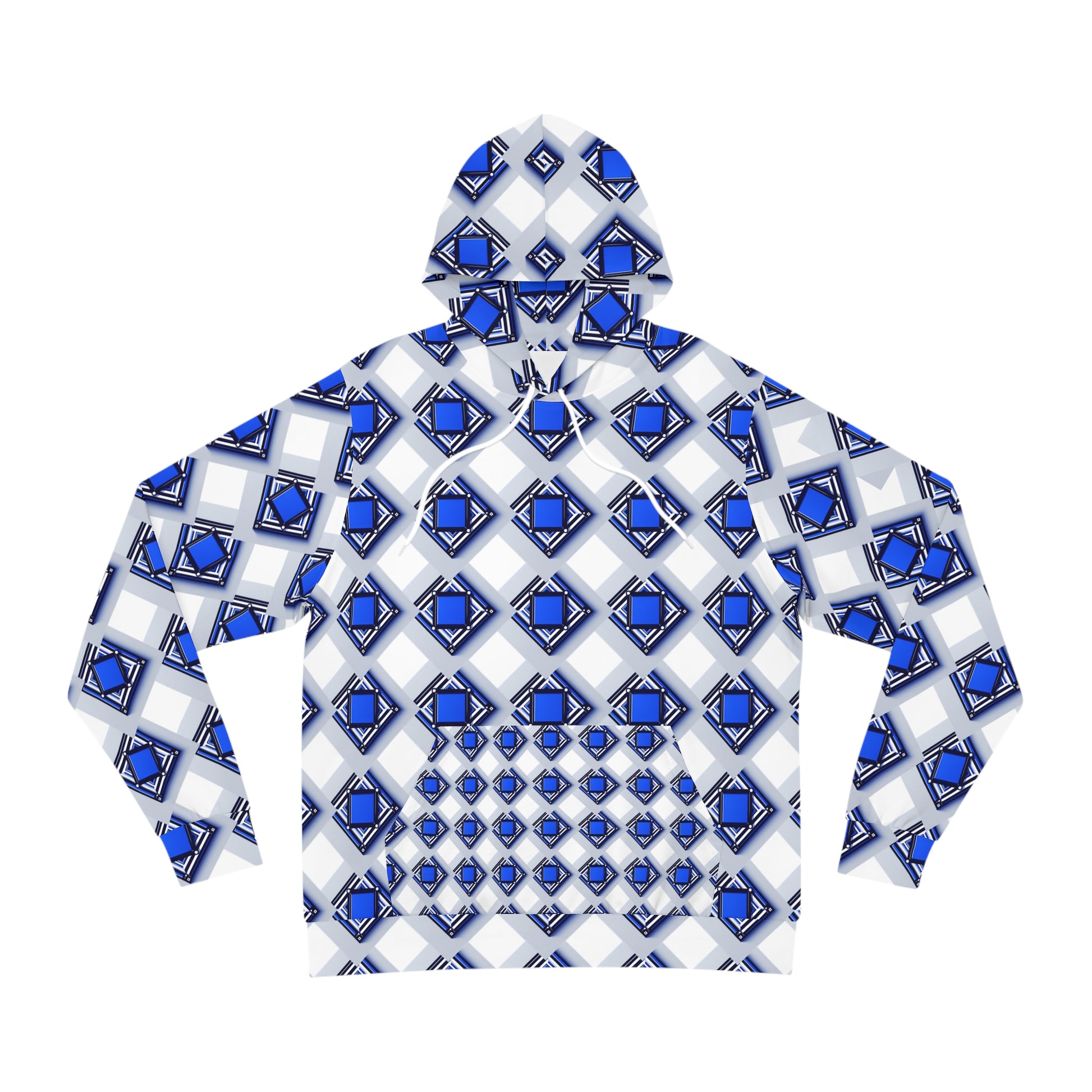 ZLF Blue Square Adult's Fashion Hoodie - Zion Legend Fashions