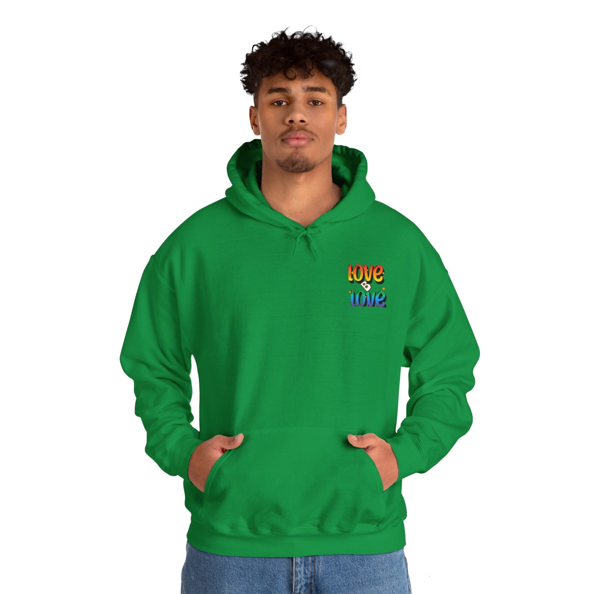 Love B Love  Vibrant colourful Unisex Heavy Hoodies sweatshirt - Zion Legend Fashions