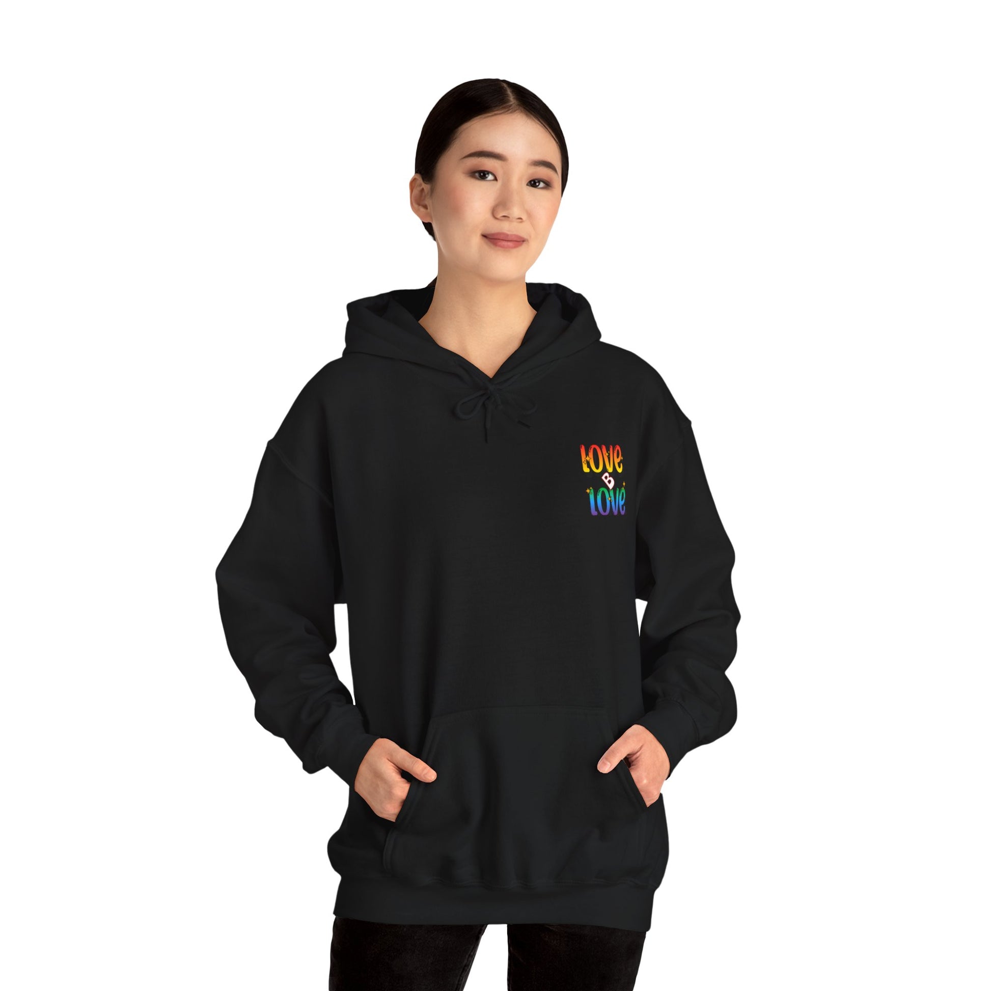 Love B Love  Vibrant colourful Unisex Heavy Hoodies sweatshirt - Zion Legend Fashions