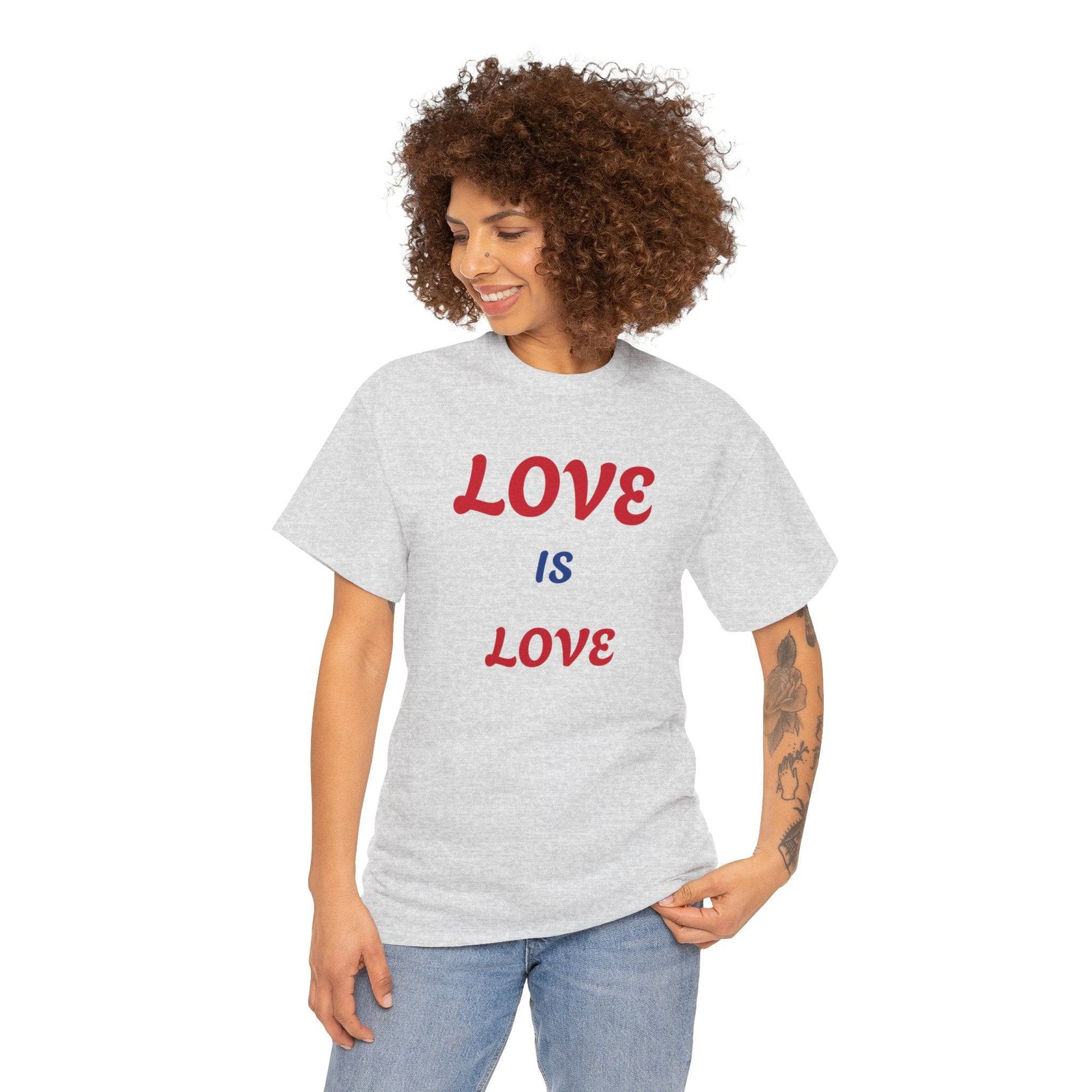 Love is Love  Heavy Cotton Tee - Zion Legend Fashions
