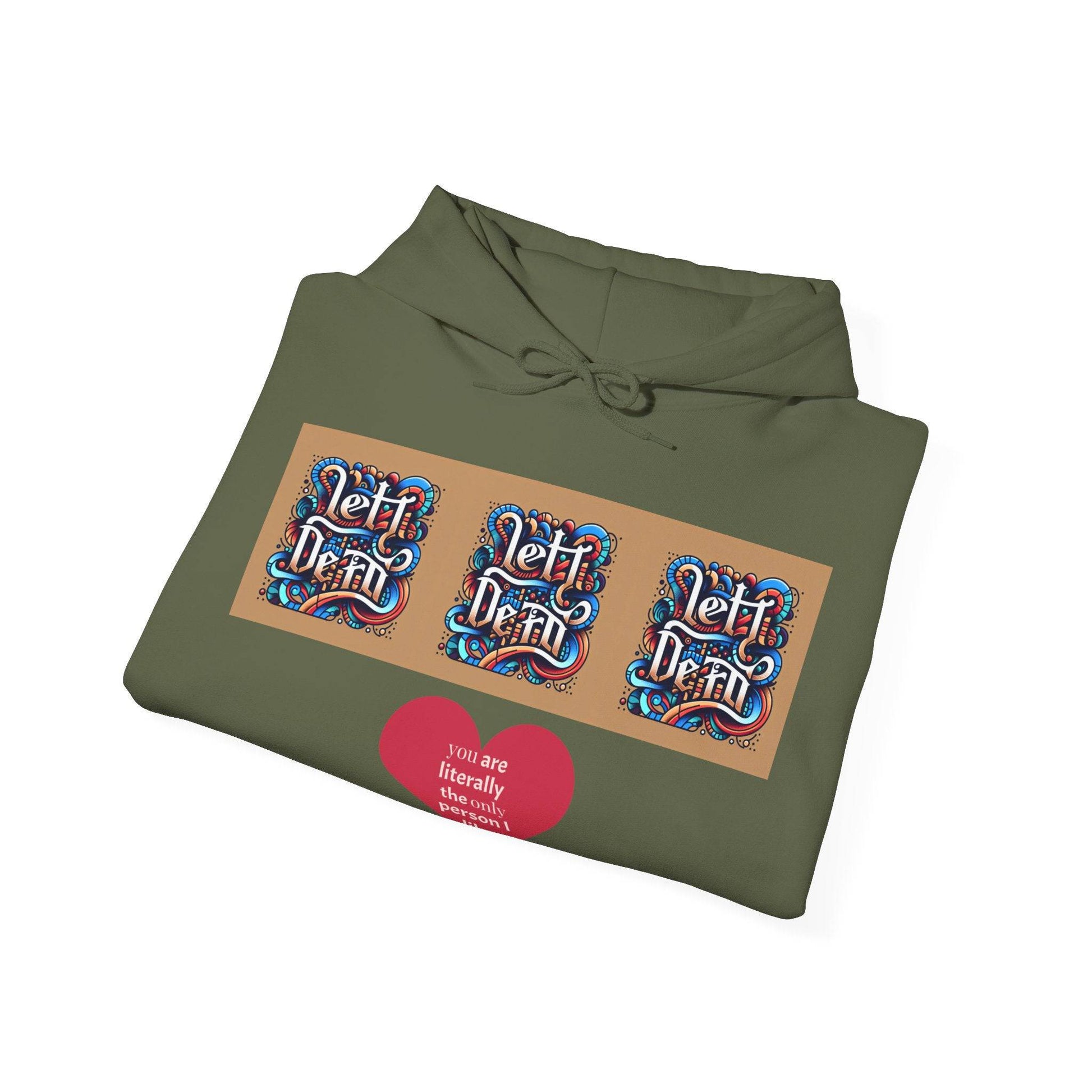 Funky Lett Unisex Heavy Blend™ Hooded Sweatshirt - Zion Legend Fashions