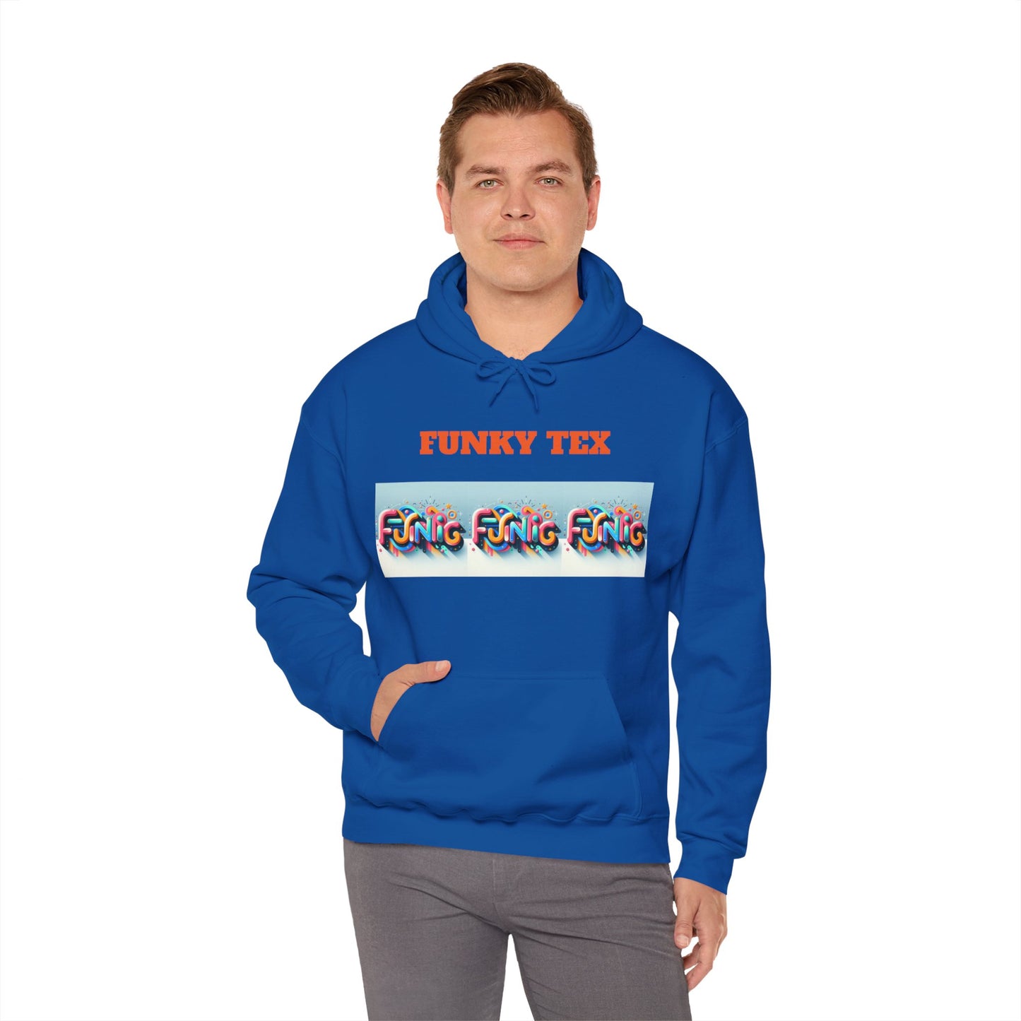 Funky Tex Unisex Heavy Blend™ Hooded Sweatshirt - Zion Legend Fashions