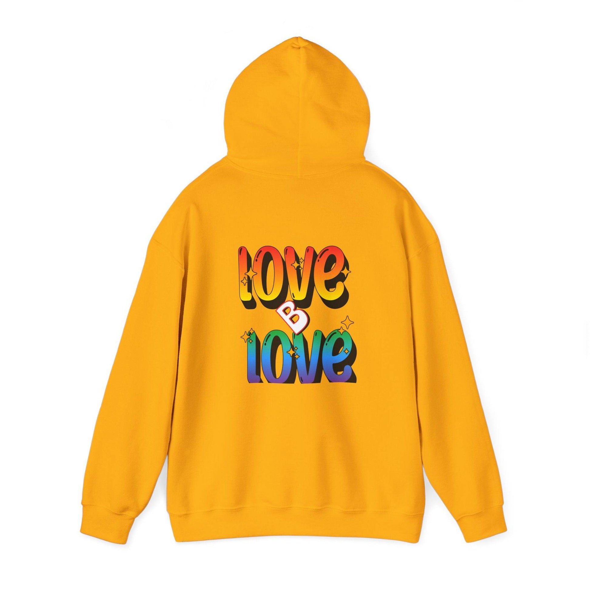 Love B Love  Vibrant colourful Unisex Heavy Hoodies sweatshirt - Zion Legend Fashions
