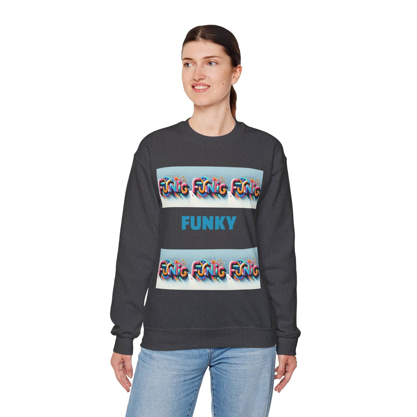 Funky Unisex Heavy Blend™ Crewneck Sweatshirt - Zion Legend Fashions