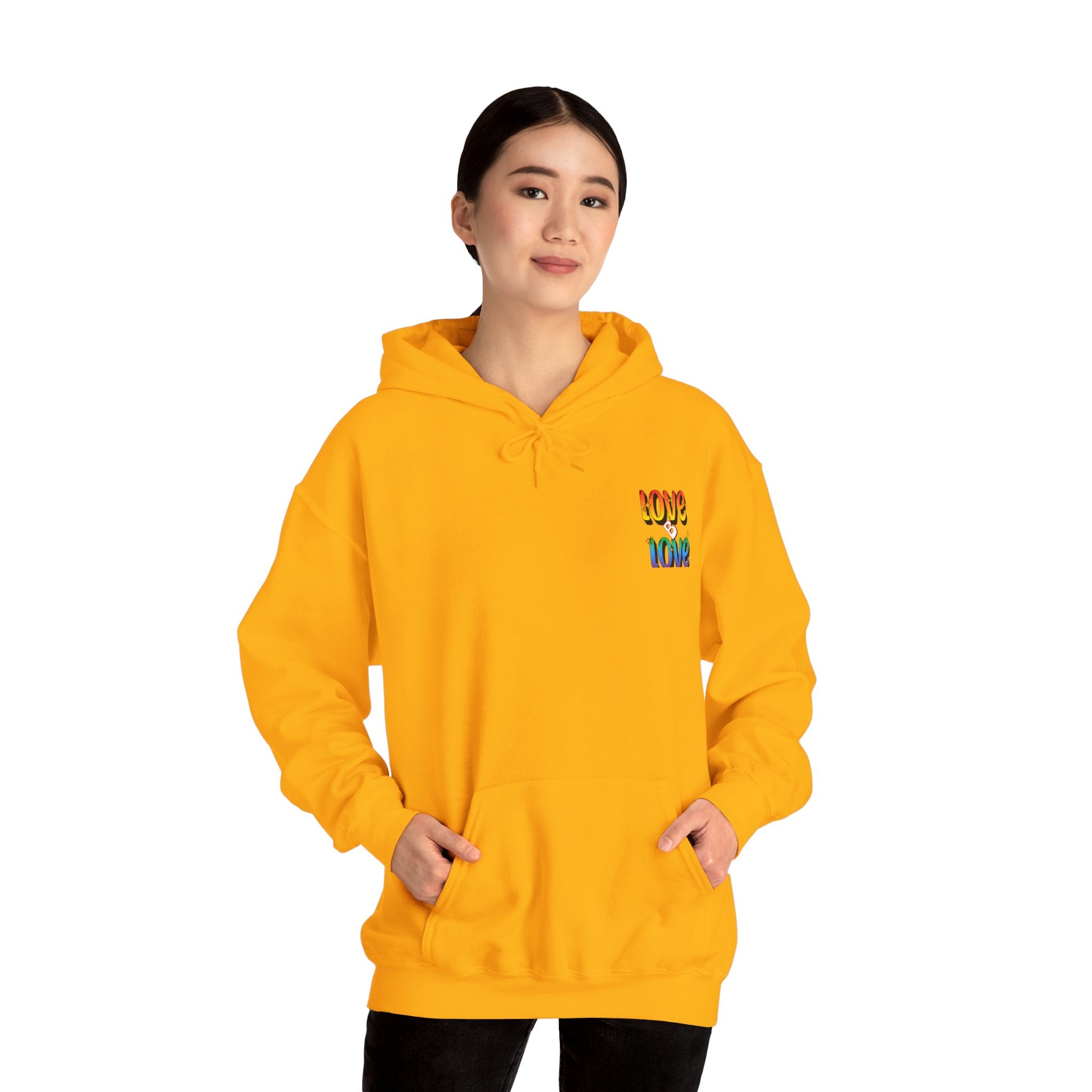 Love B Love  Vibrant colourful Unisex Heavy Hoodies sweatshirt - Zion Legend Fashions