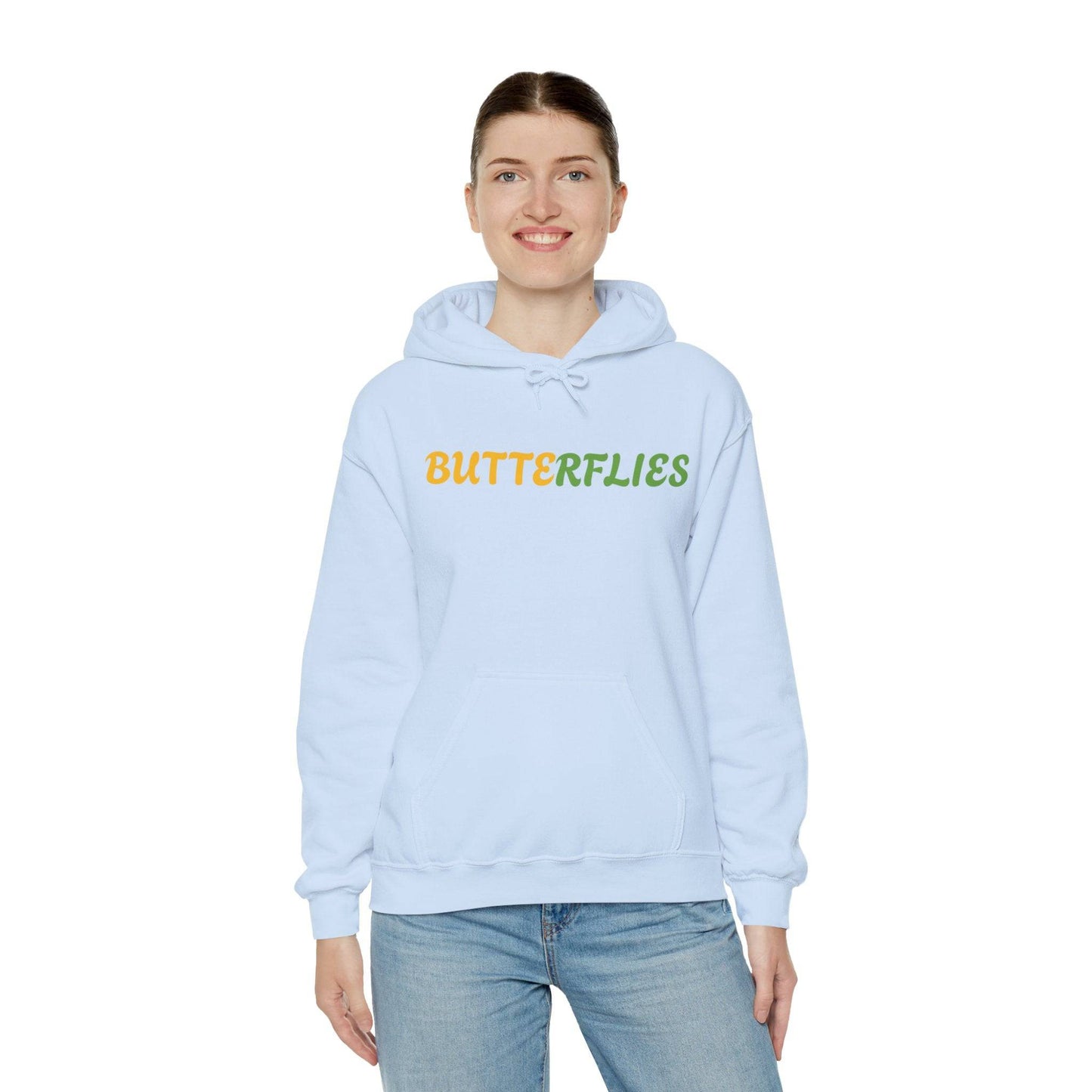 Butterflies Unisex Heavy Blend™ Hooded Sweatshirt - Zion Legend Fashions