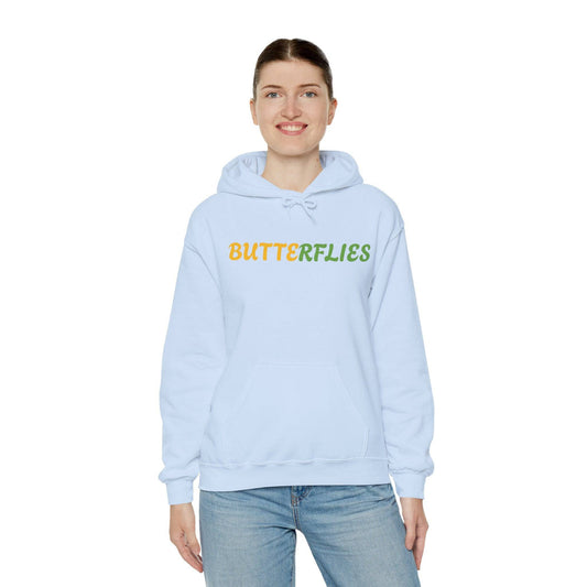 Butterflies Unisex Heavy Blend™ Hooded Sweatshirt - Zion Legend Fashions