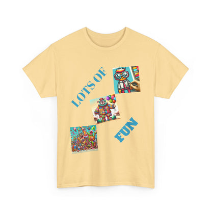 Lots of Fun Unisex  Heavy US Cotton T-Shirt - Zion Legend Fashions