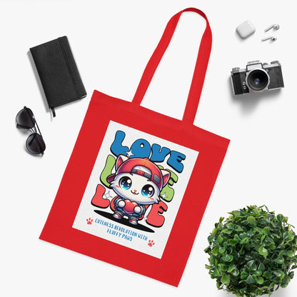 Love Bags Cotton Tote  -  Available UK and Europe Only - Zion Legend Fashions