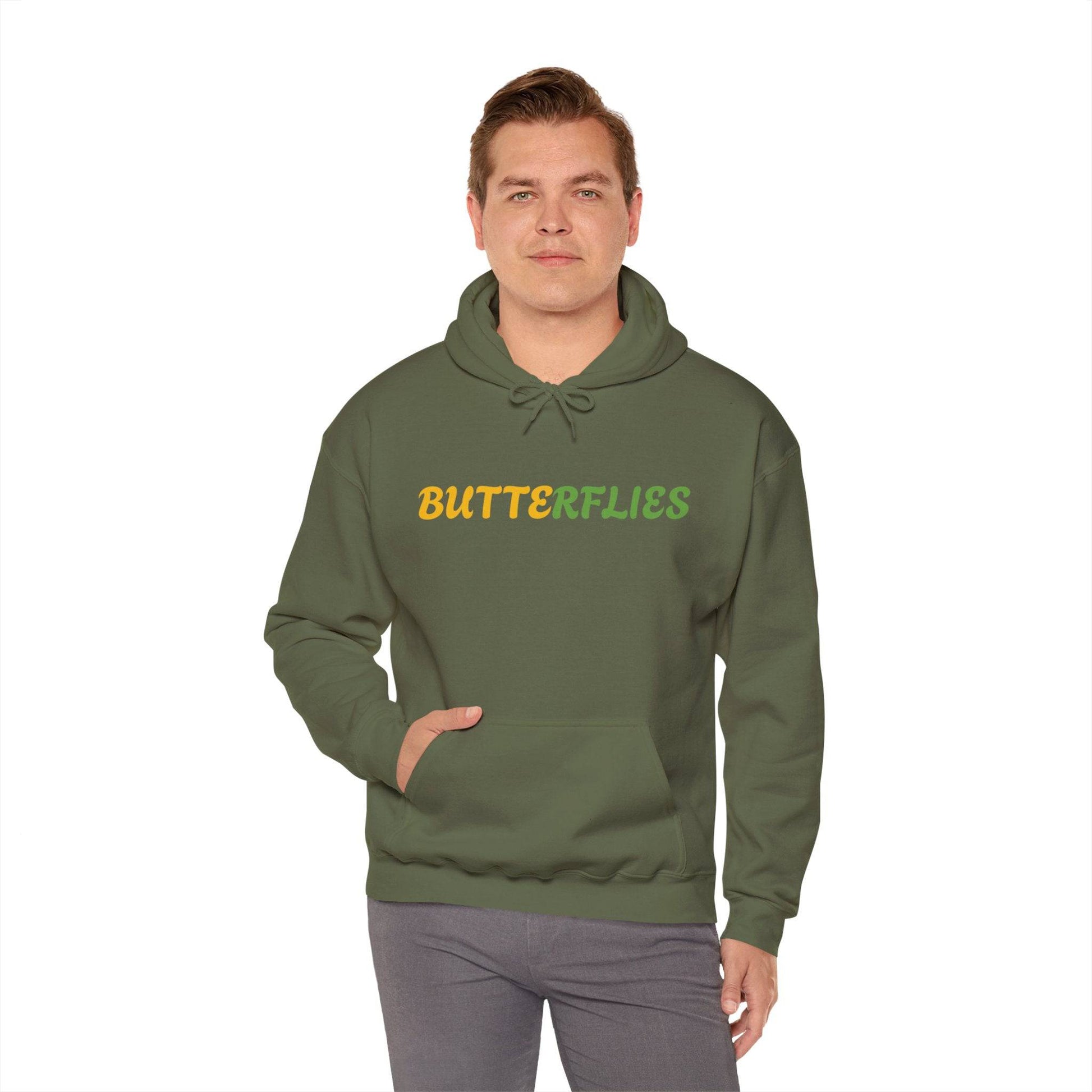 Butterflies Unisex Heavy Blend™ Hooded Sweatshirt - Zion Legend Fashions