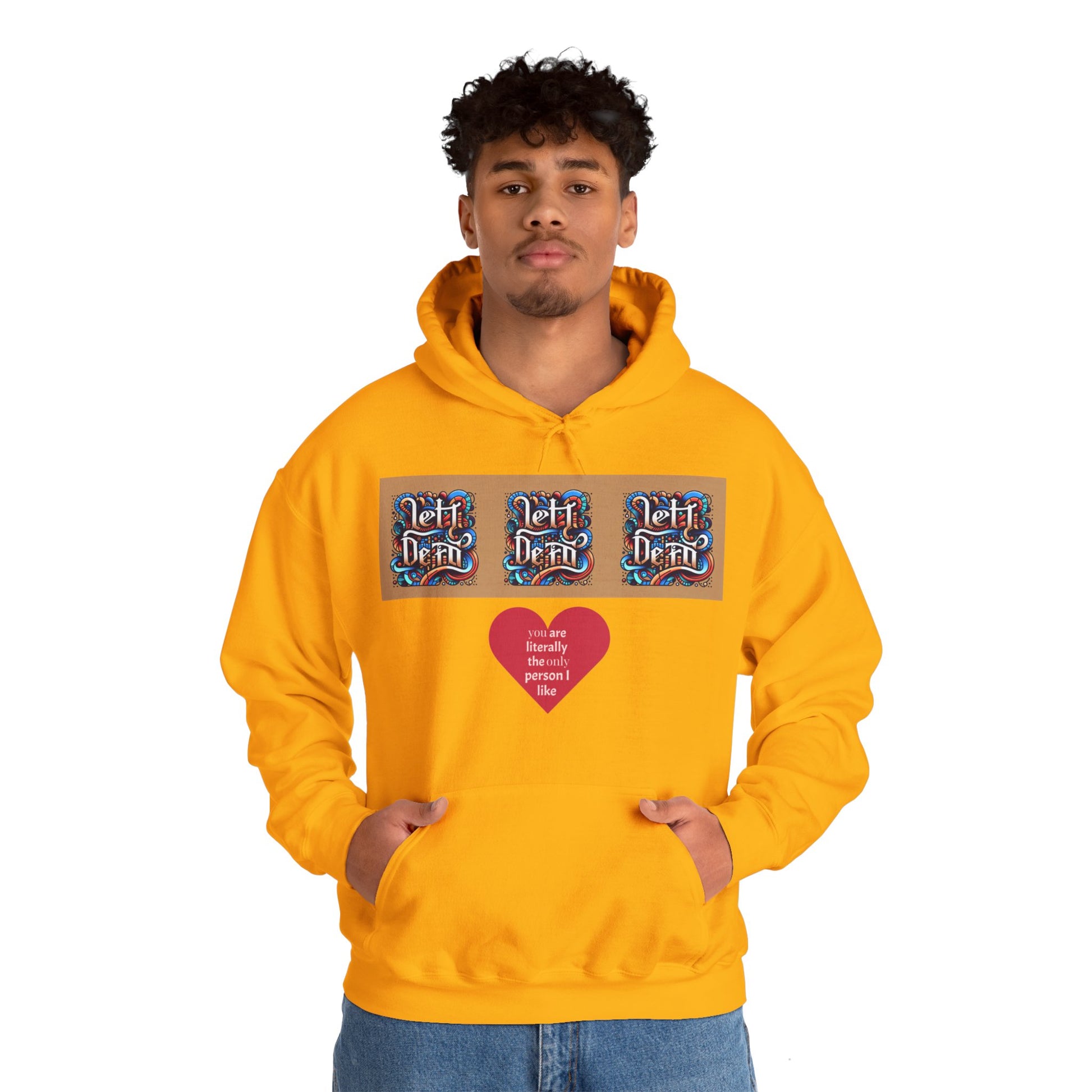 Funky Lett Unisex Heavy Blend™ Hooded Sweatshirt - Zion Legend Fashions