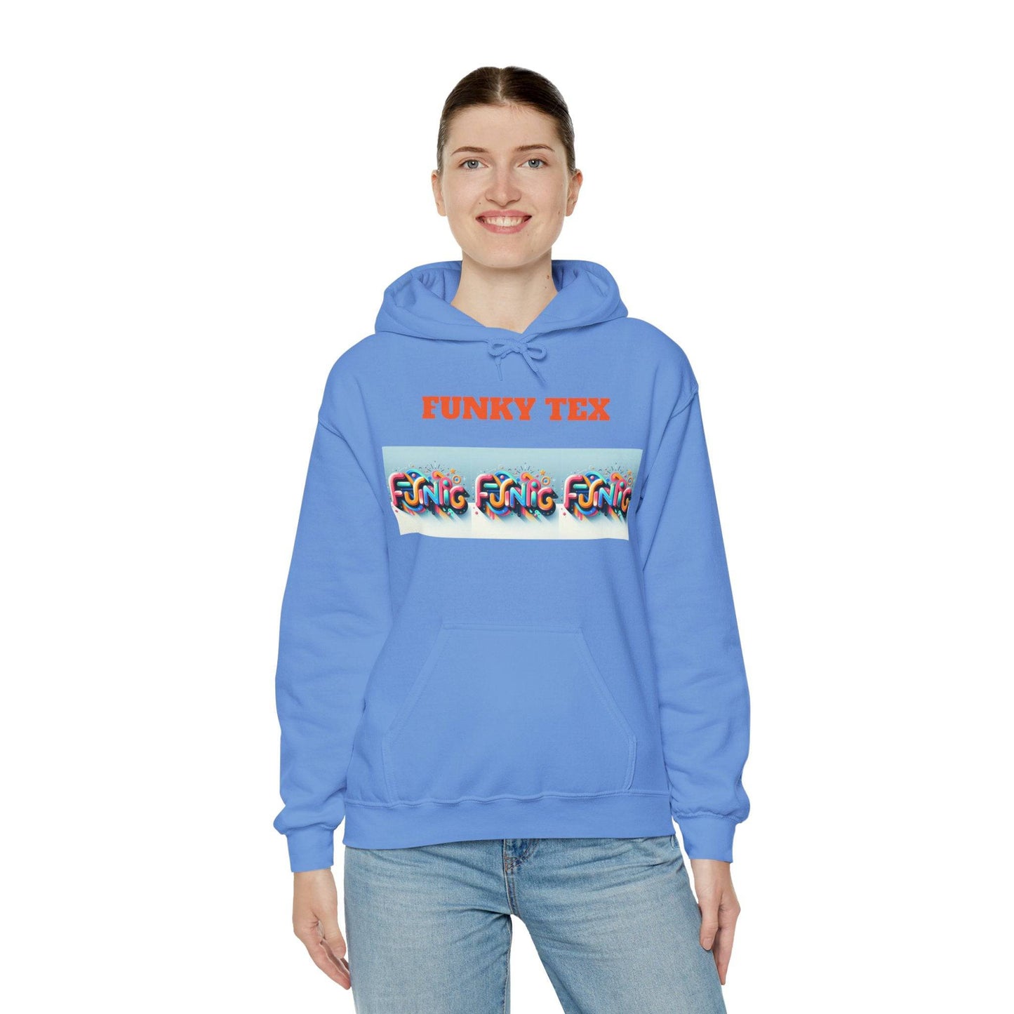 Funky Tex Unisex Heavy Blend™ Hooded Sweatshirt - Zion Legend Fashions