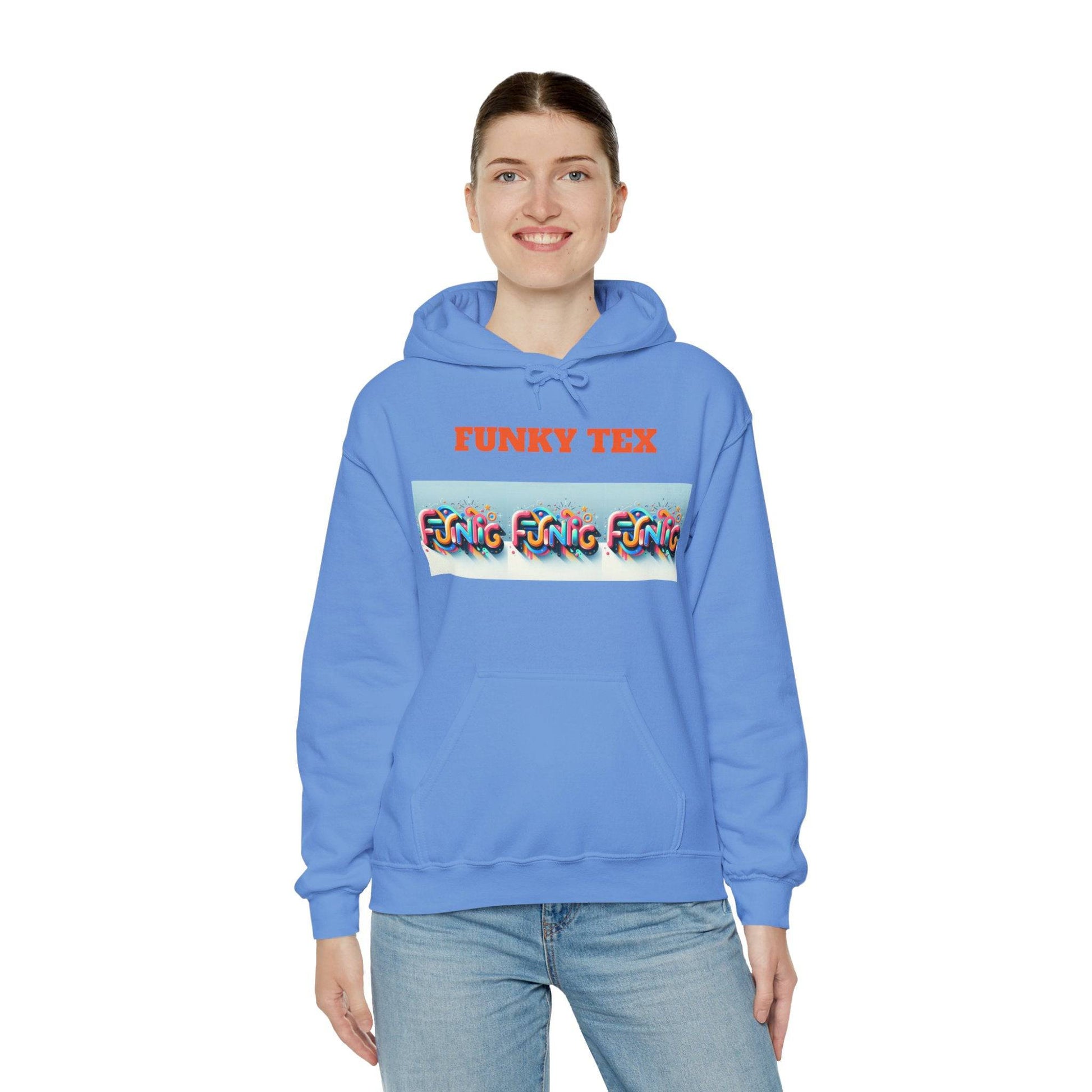 Funky Tex Unisex Heavy Blend™ Hooded Sweatshirt - Zion Legend Fashions