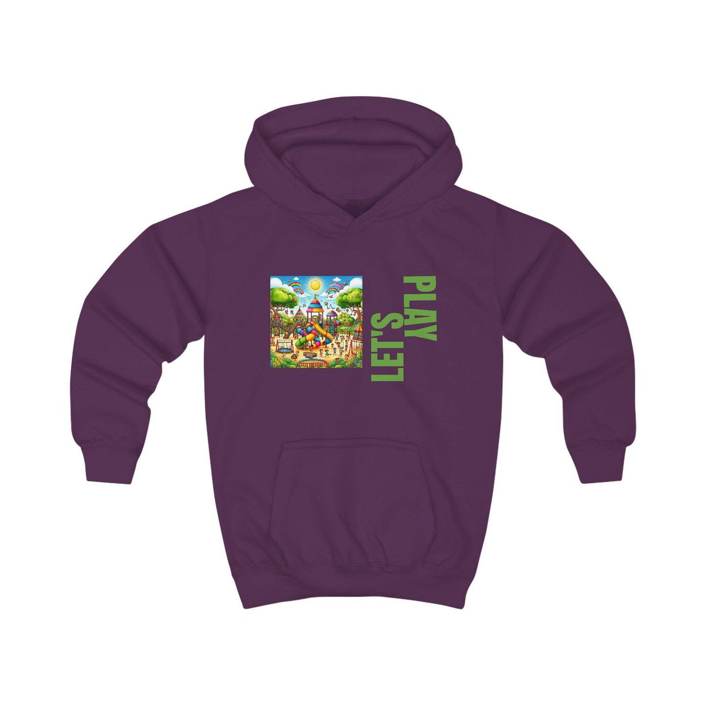 Let's Play Kids Hoodie  -  UK and Europe Only - Zion Legend Fashions