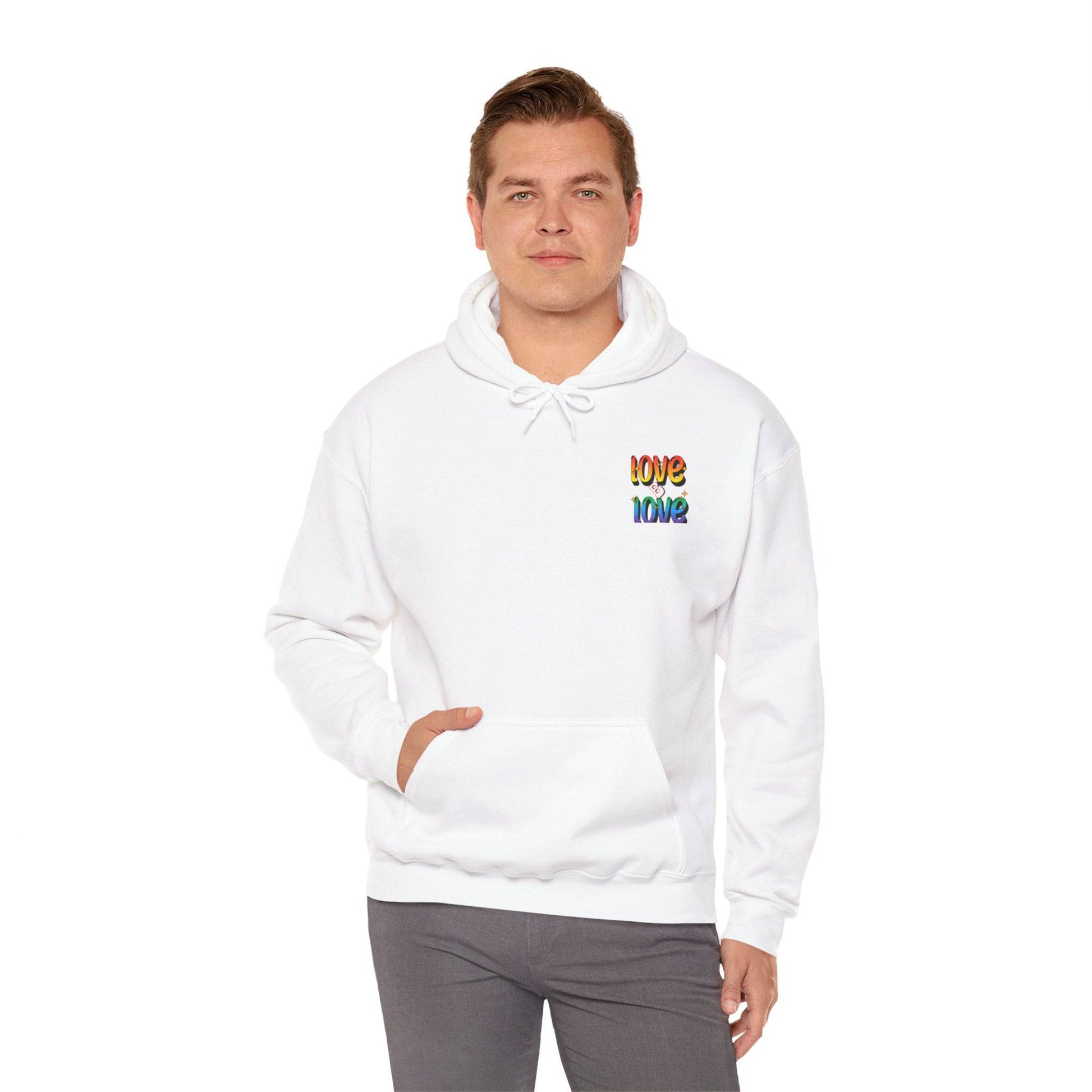 Love B Love  Vibrant colourful Unisex Heavy Hoodies sweatshirt - Zion Legend Fashions