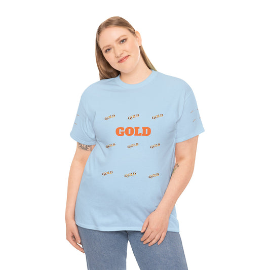 Gold Cash Unisex Heavy Cotton Tee - Zion Legend Fashions