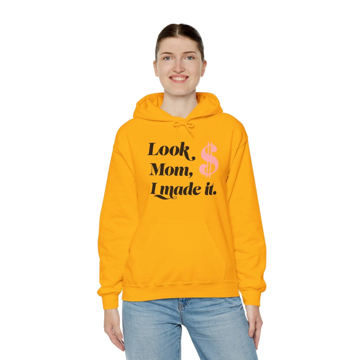 Look Mum  Unisex Heavy Blend™ Hooded Sweatshirt - Zion Legend Fashions