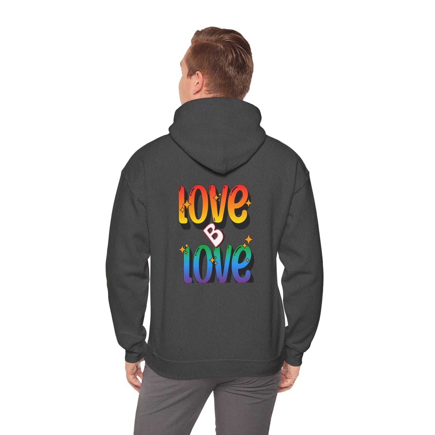 Love B Love  Vibrant colourful Unisex Heavy Hoodies sweatshirt - Zion Legend Fashions