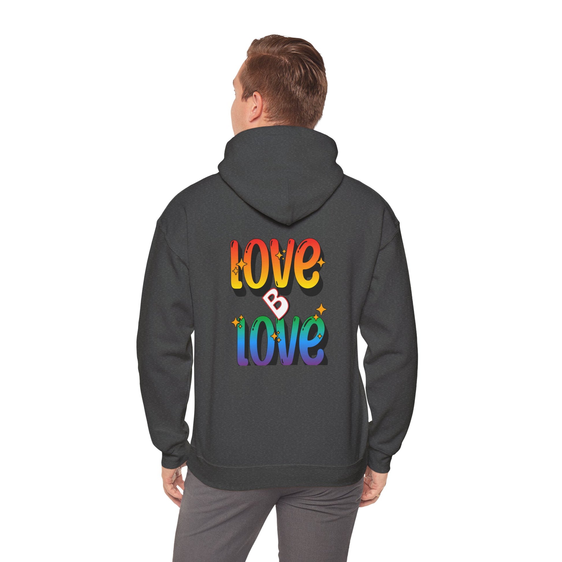 Love B Love  Vibrant colourful Unisex Heavy Hoodies sweatshirt - Zion Legend Fashions