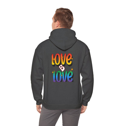 Love B Love  Vibrant colourful Unisex Heavy Hoodies sweatshirt - Zion Legend Fashions