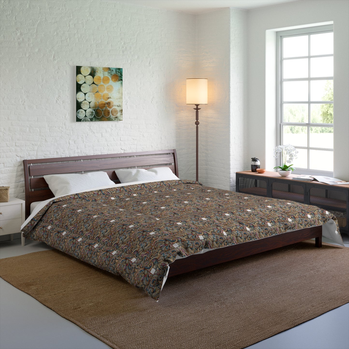 Multi colour Comforter 4 Sizes  - Only available in USA - Zion Legend Fashions