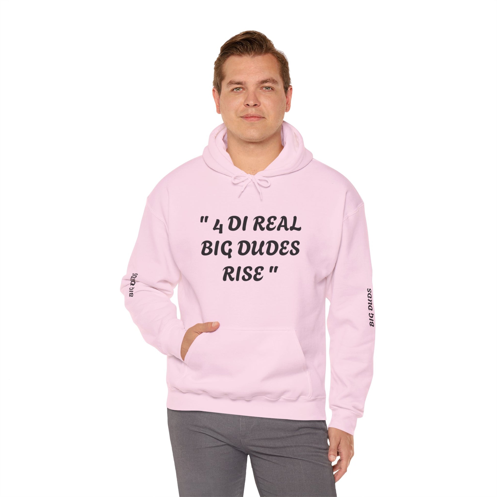 4 Di Real Big Dudes Rise Unisex Heavy Blend™ Hooded Sweatshirt - Zion Legend Fashions