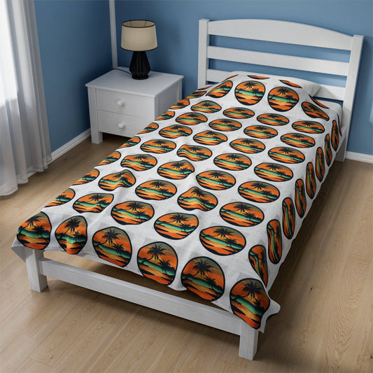 Africa sun set Velveten Plush Blanket   -  Available in USA Only - Zion Legend Fashions
