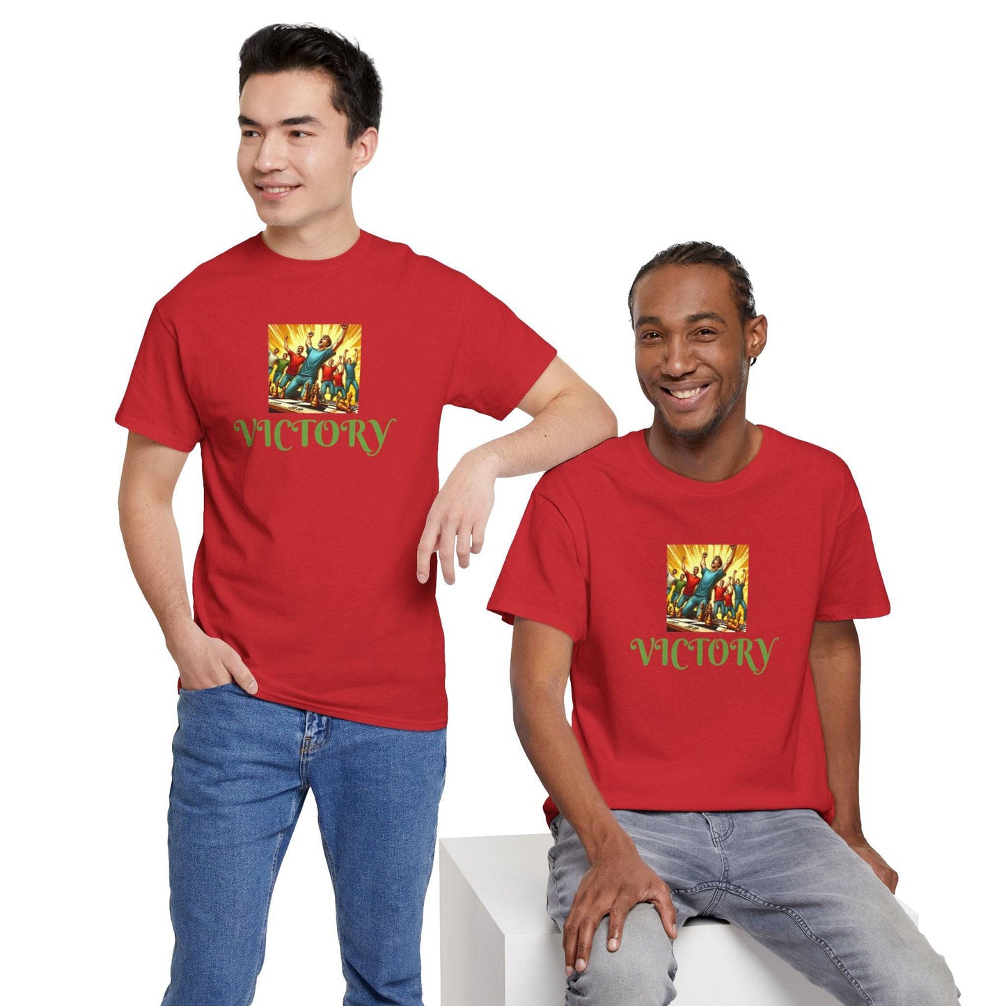 Victory Unisex Heavy Cotton Tee - Zion Legend Fashions