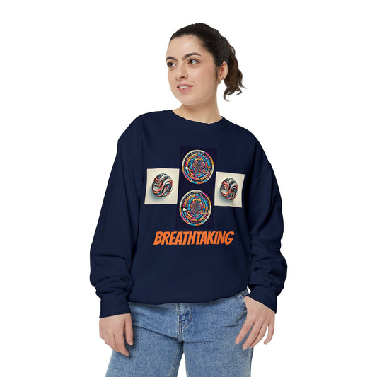 Breathtaking Unisex Garment-Dyed Sweatshirt - Zion Legend Fashions