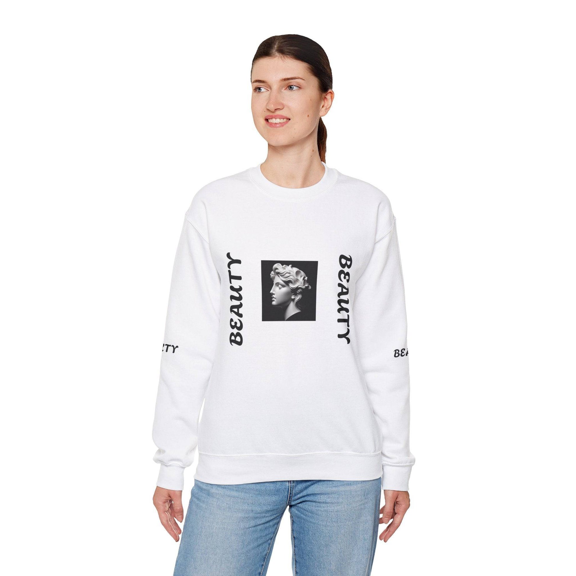 Beauty Unisex Heavy Blend™ Crewneck Sweatshirt - Zion Legend Fashions