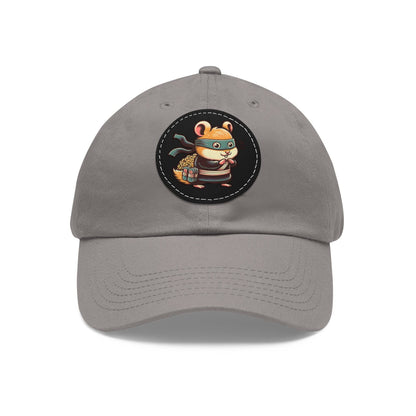 Tricky Mouse Dad Hat with Leather Patch (Round)  -  Available USA Only - Zion Legend Fashions